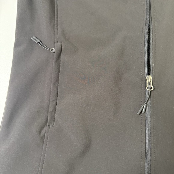 New Balance Running Hood Jacket Black Womens Sz L Fit M *Tall/Long Zip Pockets - Picture 6 of 9